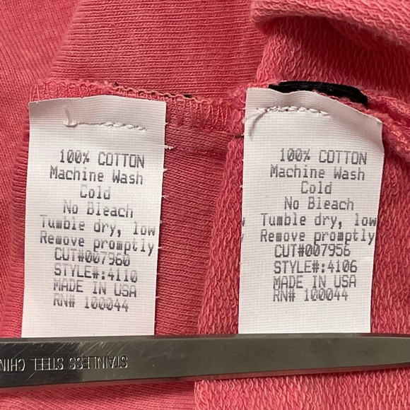 Produce Company Set Acid Wash Pink Tank Pants Jacket Outfit Art Wear Large - Picture 14 of 15